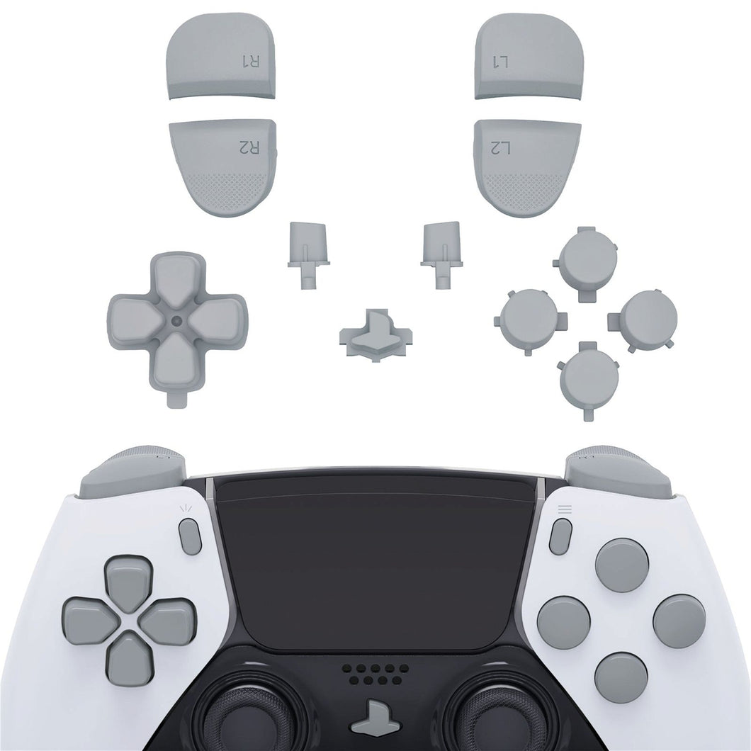 New Hope Gray Full Set Button Kits Compatible With PS5 Edge Controller -JXTEGP005WS - Extremerate Wholesale