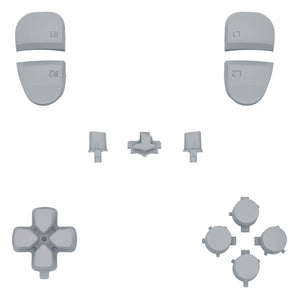 New Hope Gray Full Set Button Kits Compatible With PS5 Edge Controller -JXTEGP005WS - Extremerate Wholesale