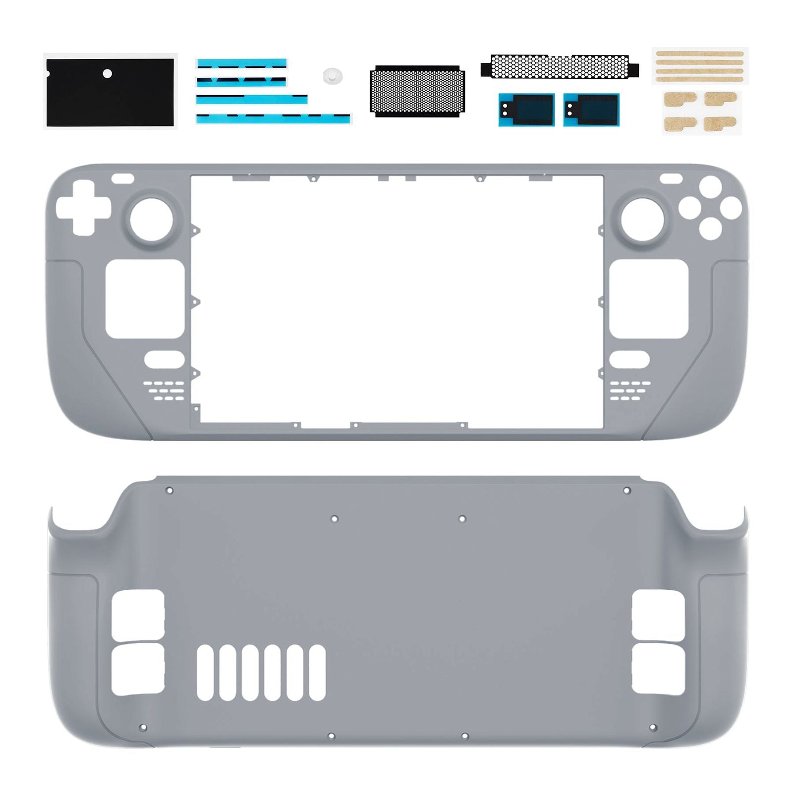 New Hope Gray Full Set Shell For Steam Deck LCD Console - QESDP016WS