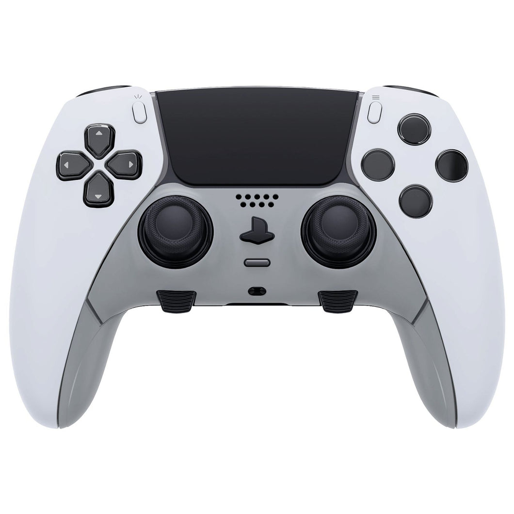 New Hope Gray Replacement Top Bottom Decorative Trim Shell Compatible with PS5 Edge Controller -CXQEGP005WS - Extremerate Wholesale