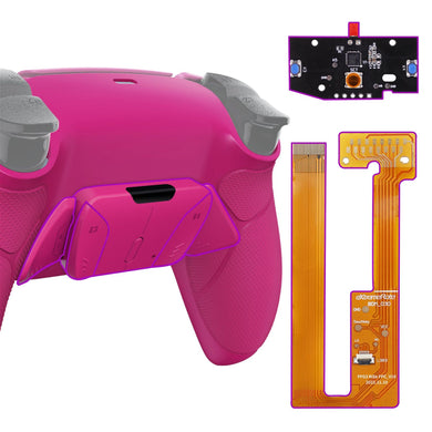 Nova Pink Rubberized Grip Remappable Rise4 Remap Kit For PS5 Controller BDM-030 & BDM-040 - YPFU6009G3 - Extremerate Wholesale