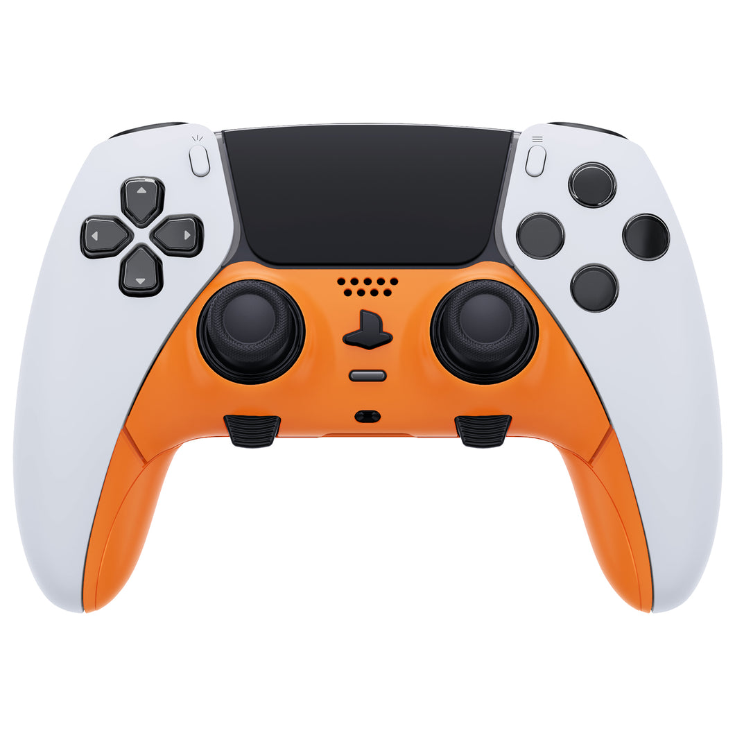 Orange Replacement Top Bottom Decorative Trim Shell Compatible with PS5 Edge Controller -CXQEGP002WS