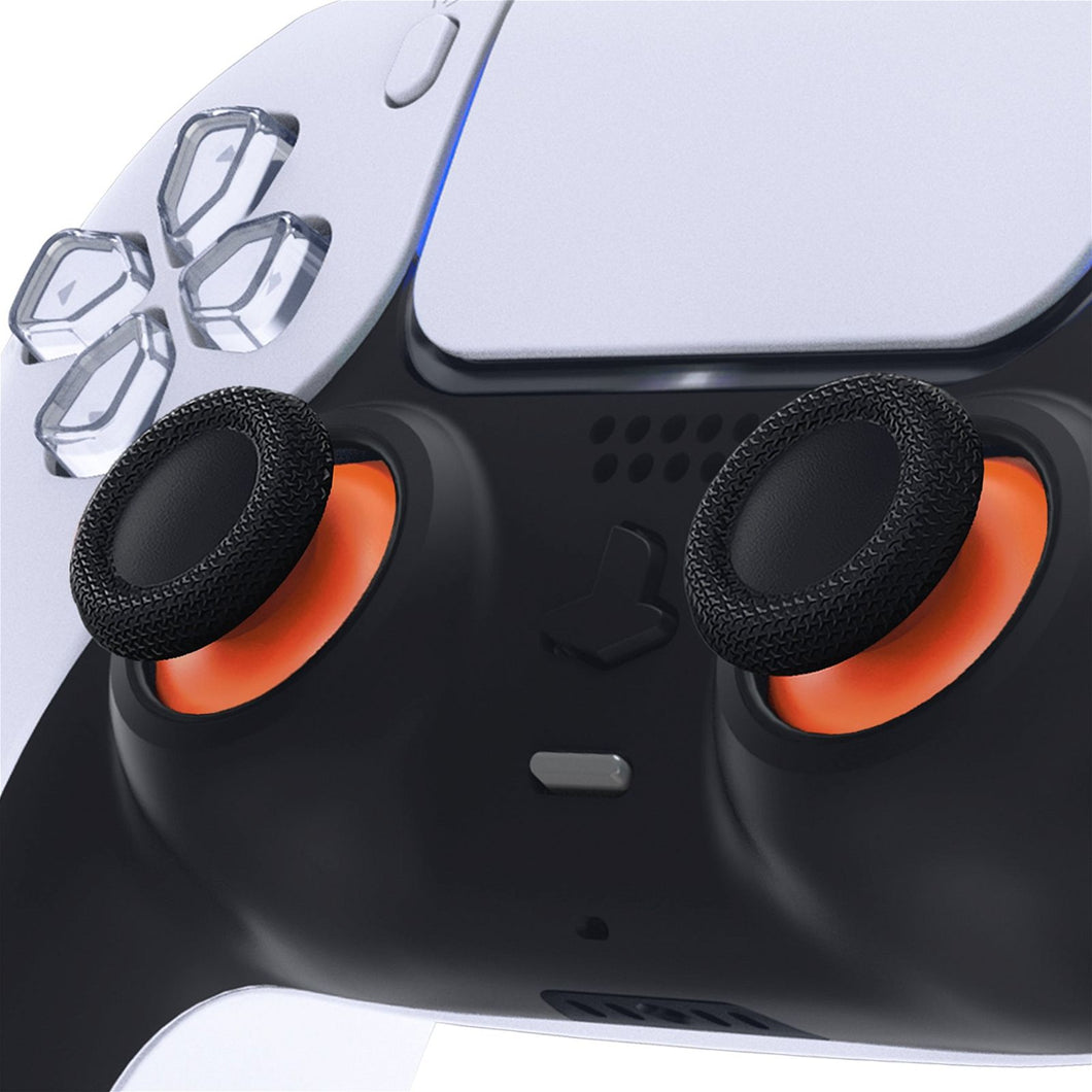 Orange & Black Analog Thumbsticks Compatible With PS5 Controller-JPF634WS - Extremerate Wholesale