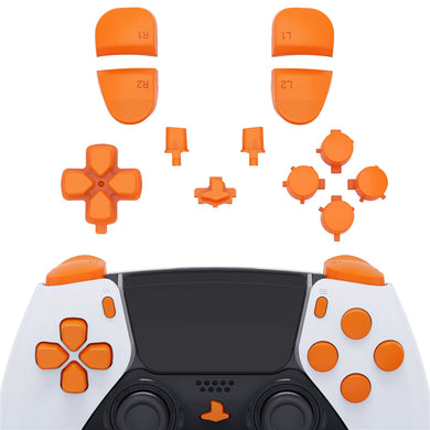 Orange Full Set Button Kits Compatible With PS5 Edge Controller -JXTEGP002WS - Extremerate Wholesale
