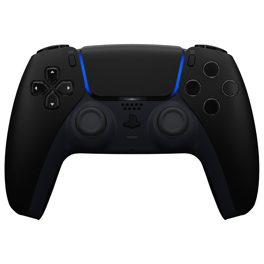 Original Black Front Shell Compatible With PS5 Controller-MPFM5008WS