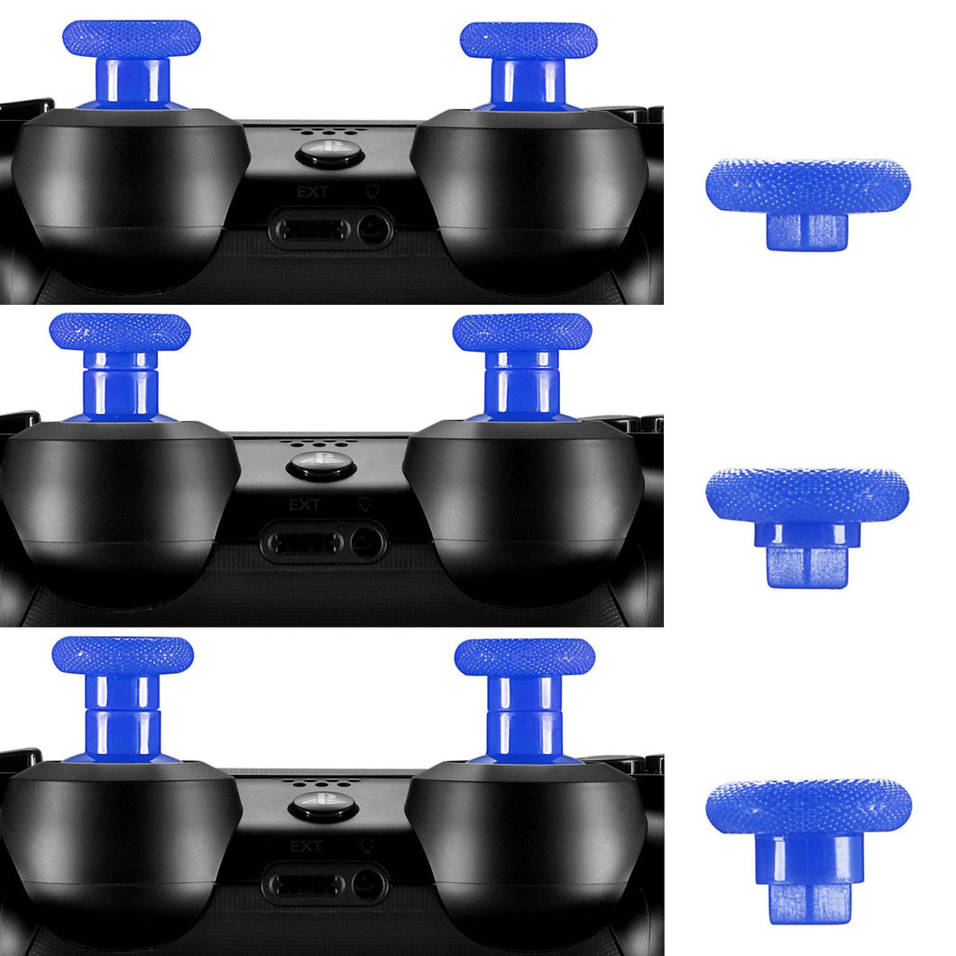 12pcs Removable Swap Thumb Grips Joystick Different Height + 2pcs Bottom Standards Enhancements Thumbsticks For Xbox one/PS4 Controller Blue-XOJ0128 - Extremerate Wholesale