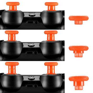 12pcs Removable Swap Thumb Grips Joystick Different Height + 2pcs Bottom Standards Enhancements Thumbsticks For Xbox one/PS4 Controller Orange-XOJ0132 - Extremerate Wholesale