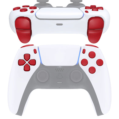 Passion Red 11in1 Button Kits Compatible With PS5 Controller BDM-010 & BDM-020 - JPF1021G2WS - Extremerate Wholesale