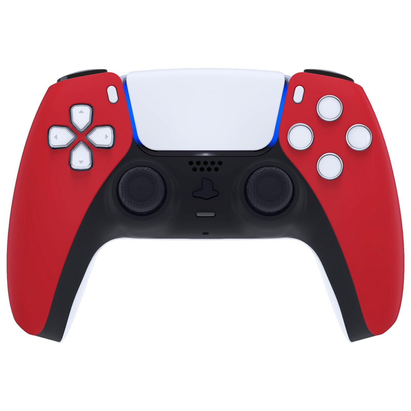Soft Touch Passion Red Front Shell Compatible With PS5 Controller ...