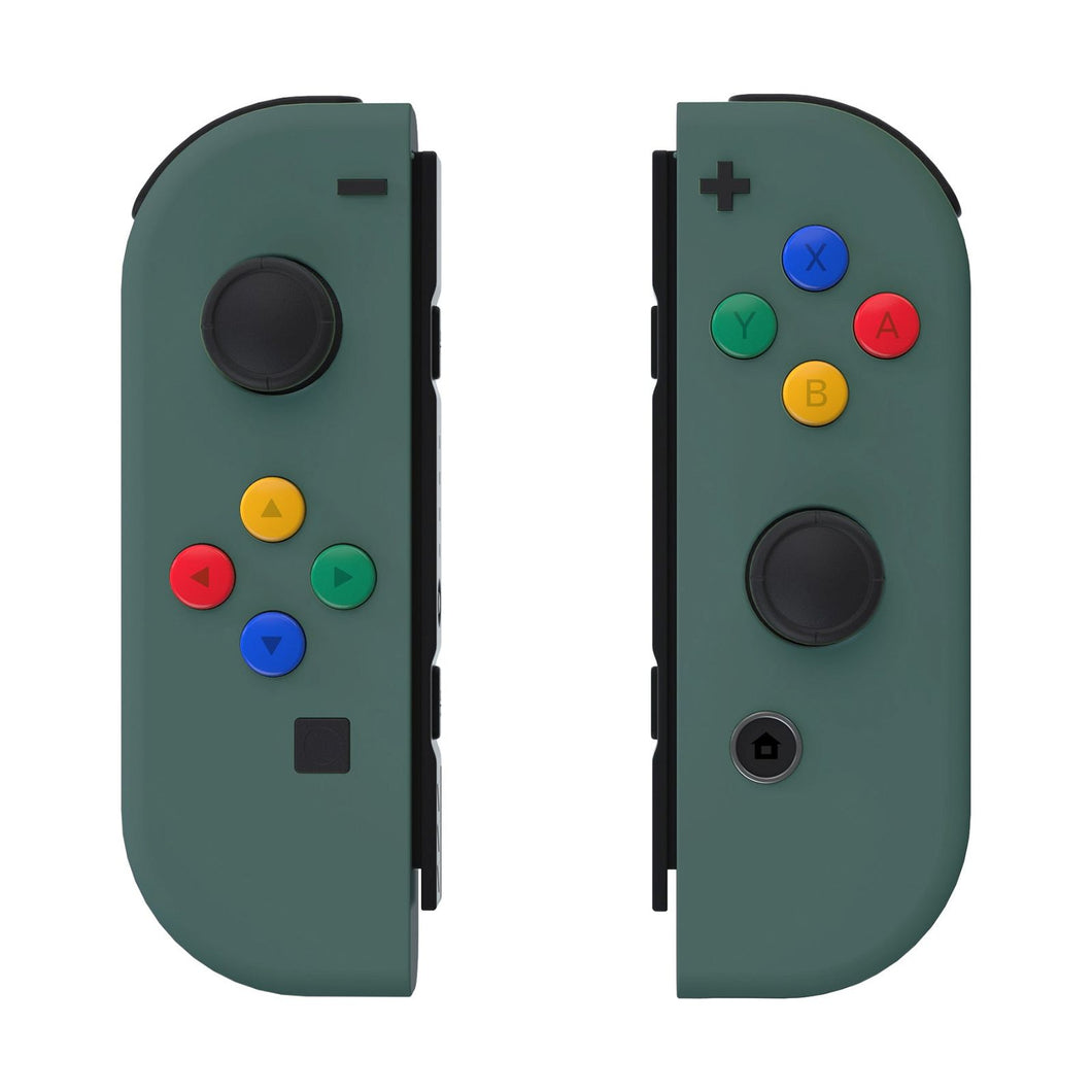 Pine Green Shells For NS Switch Joycon & OLED Joycon-Without Any Buttons Included-CP318WS - Extremerate Wholesale