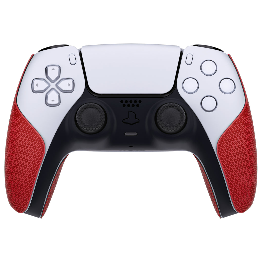 Split Design Red Anti-Skid Sweat-Absorbent Premium Grip for PS5 Controller - FHPFM004