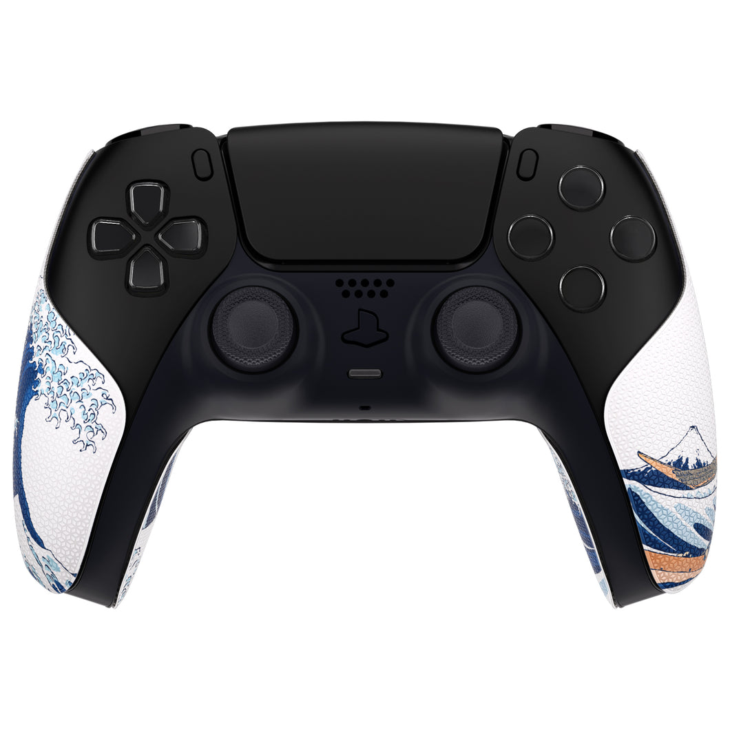 Split Design The Great Wave Anti-Skid Sweat-Absorbent Premium Grip for PS5 Controller - FHPFV001