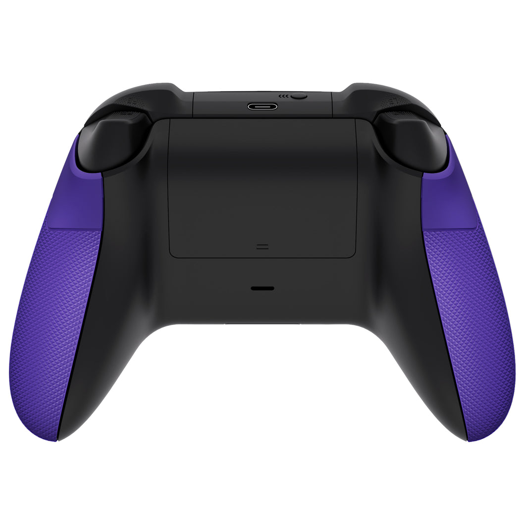 Purple Non-Slip Diamond Texture Rubberized Side Rails Grips For Xbox Series X/S Controller-PX3C3005WS