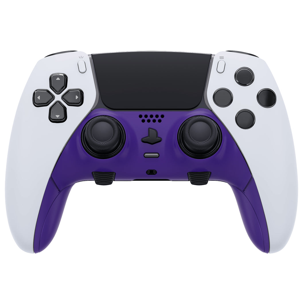Purple Replacement Top Bottom Decorative Trim Shell Compatible with PS5 Edge Controller -CXQEGP004WS