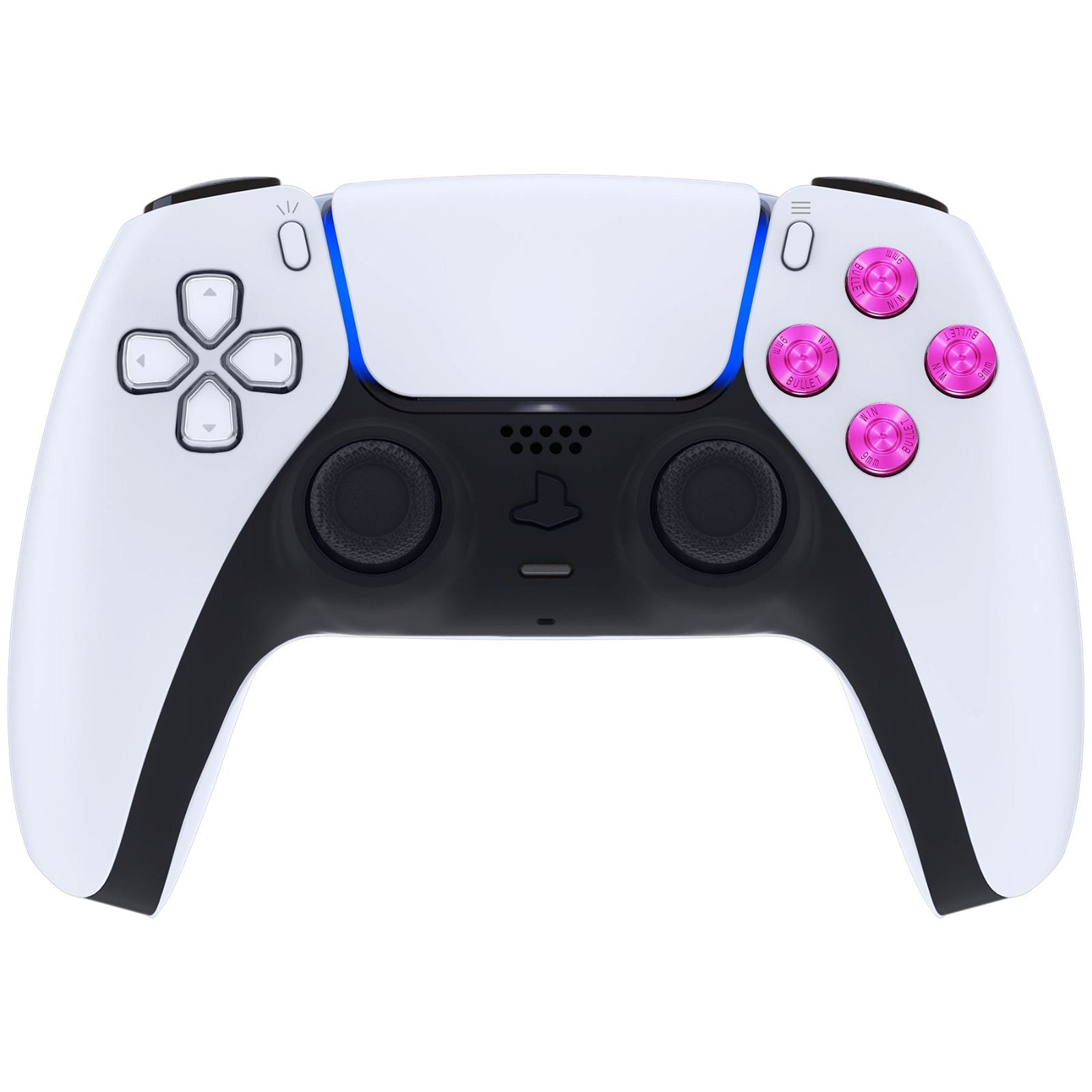 Purple Metal ABXY Buttons Compatible With PS5 Controller-JPFA005WS