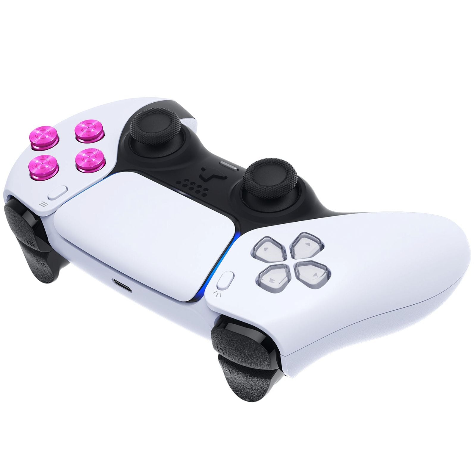 ブレステーション5 Purple Metal ABXY Buttons Compatible With PS5 Controller-JPFA005WS