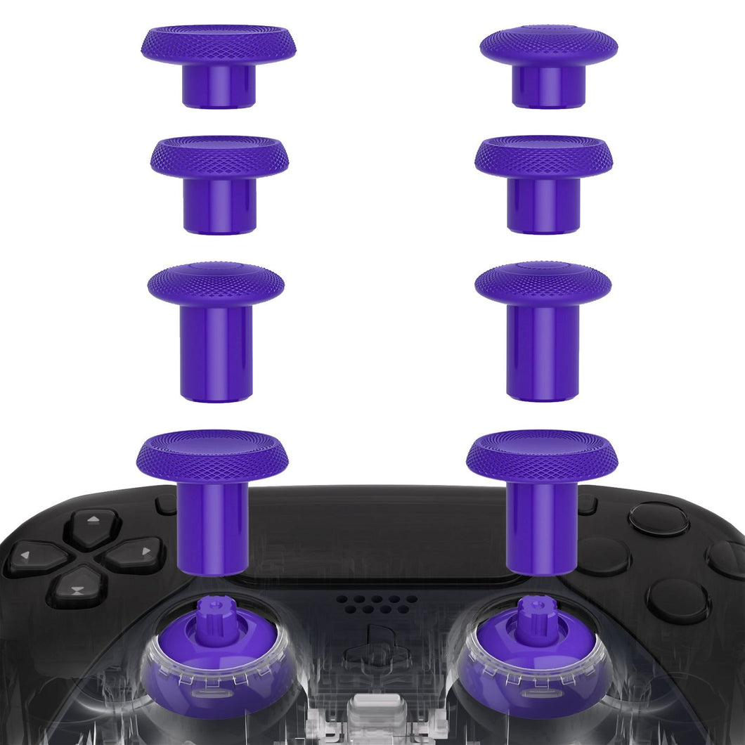 Purple ThumbsGear V2 Interchangeable Ergonomic Thumbstick with 3 Height Convex & Concave Grips Adjustable Joystick for PS5 & PS4 Controller - YGTPFM005WS - Extremerate Wholesale