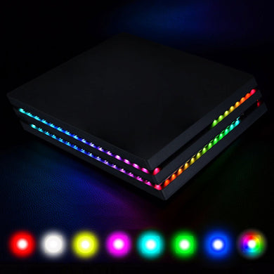 RGB LED Light Strip 7 Colors 29 Effects DIY Decoration Accessories Flexible Tape Lights Strips Kit Compatible With PS4 Pro Console With IR Remote-P4LED03 - Extremerate Wholesale
