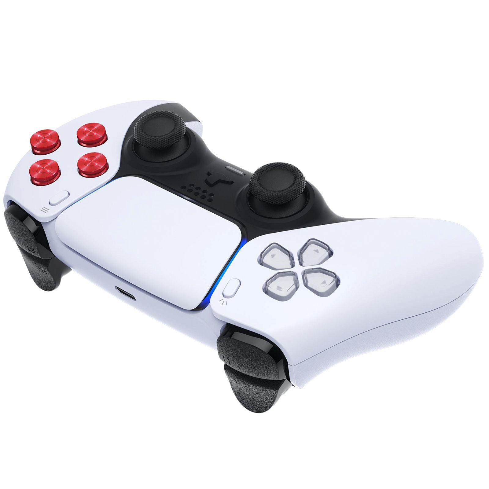 プレーステーション5 Red Metal ABXY Buttons Compatible With PS5 Controller-JPFA003WS