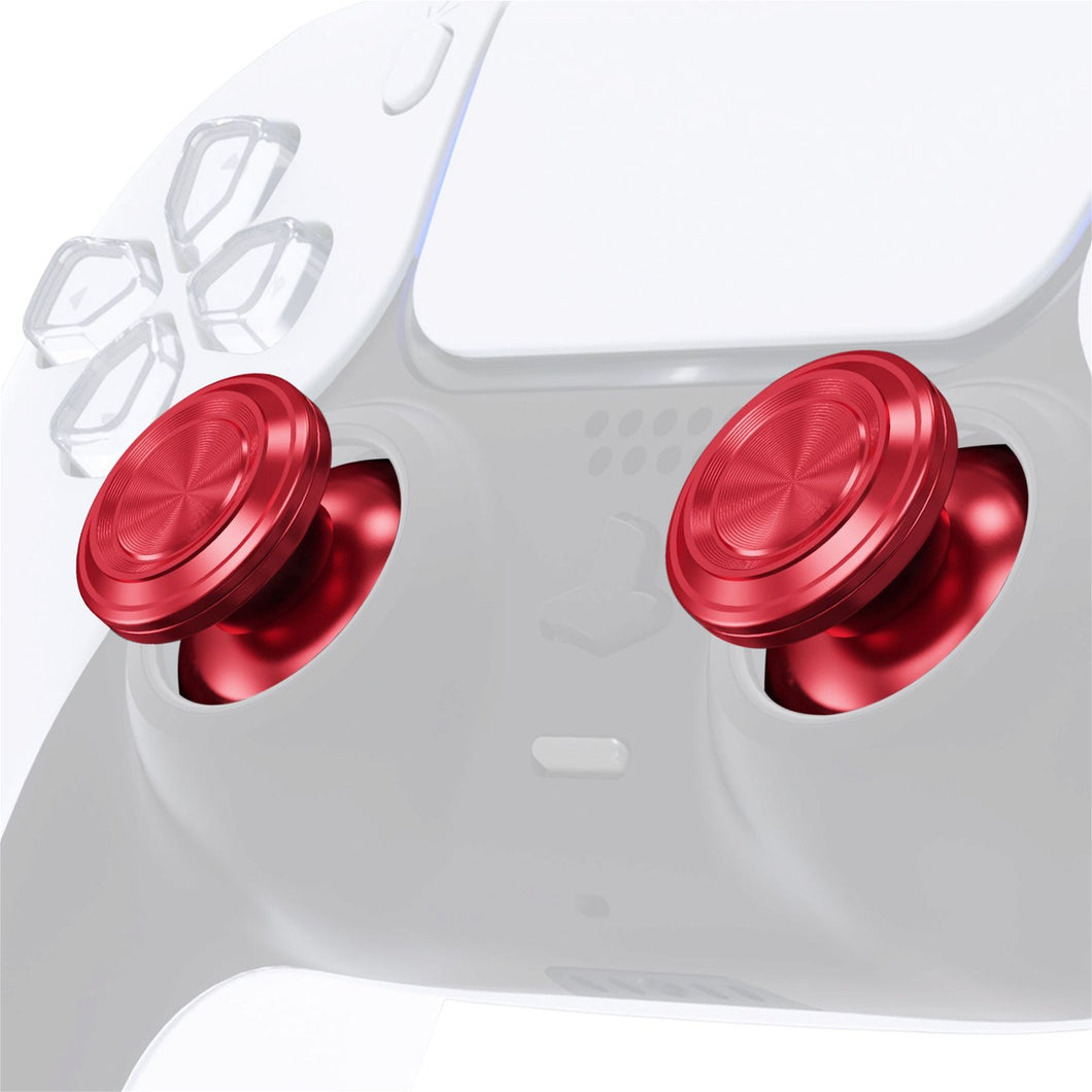 Red Metal Aluminum Analog Thumbsticks Compatible With PS5 Controller-JPFC003WS - Extremerate Wholesale