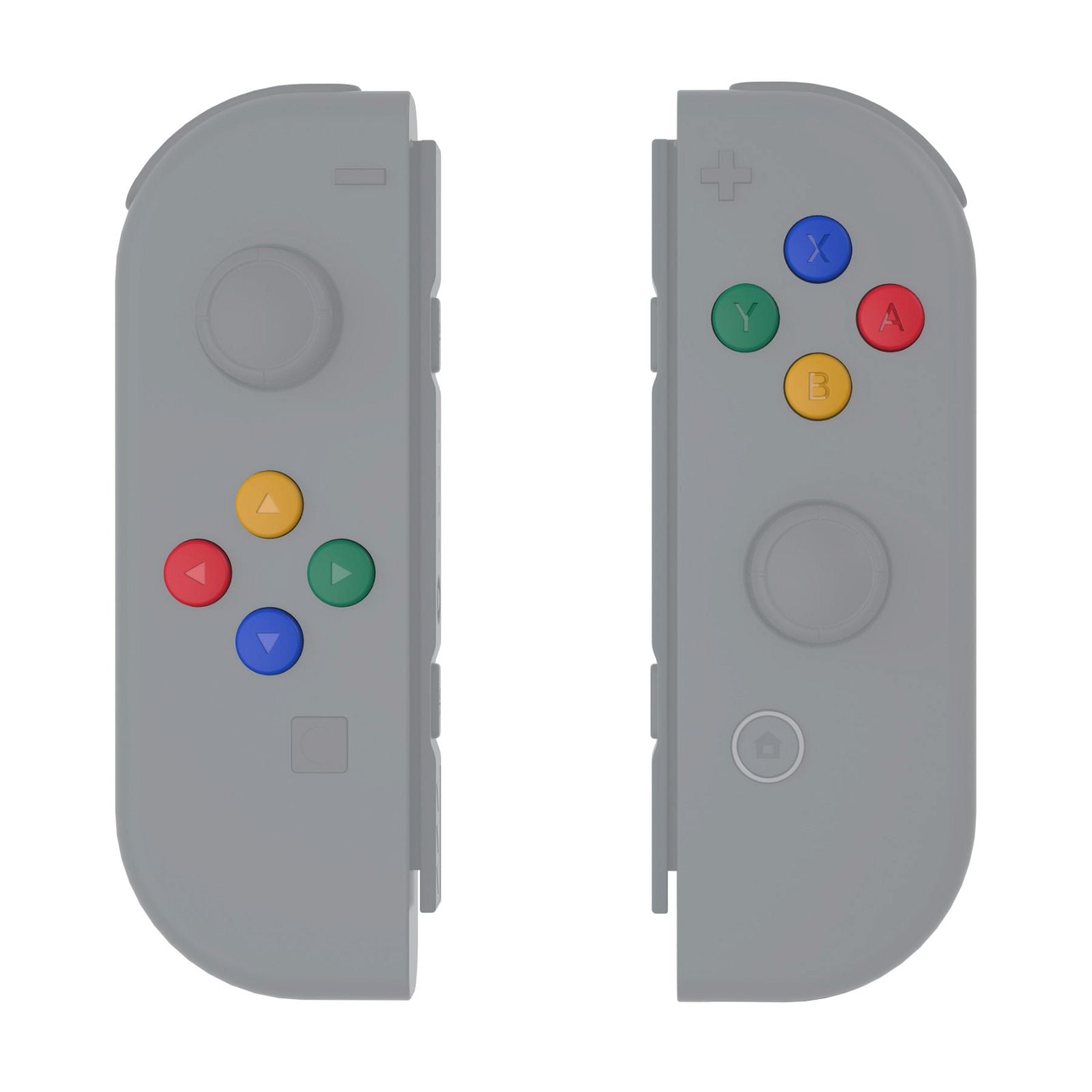 Red Yellow Blue Green 8 in1 ABXY Direction Button Kits For NS