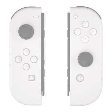 Replacement Controller ABXY Direction Home Capture + - Jelly Buttons, Two-Tone White & Clear With Symbols Action Face Keys For NS Switch Joycon & OLED Joycon-AJ7001WS - Extremerate Wholesale