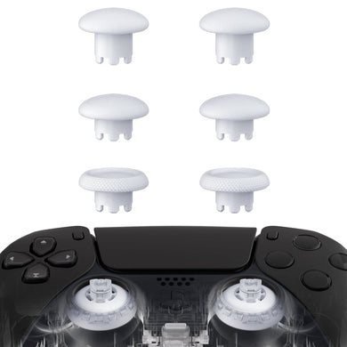 Robot White EDGE Sticks Replacement Interchangeable Thumbsticks for PS5 & PS4 All Model Controllers - P5J203WS - Extremerate Wholesale