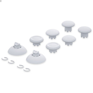 Robot White EDGE Sticks Replacement Interchangeable Thumbsticks for PS5 & PS4 All Model Controllers - P5J203WS - Extremerate Wholesale