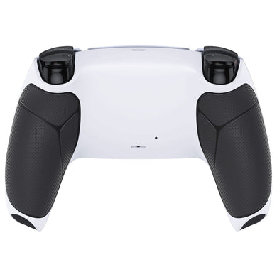 Rubberized Black White Performance Non-Slip Rubberized Grip Replacement Bottom Shell Compatible With PS5 Controller BDM-010 & BDM-020 & BDM-030 & BDM-040 - DPFU6005WS - Extremerate Wholesale