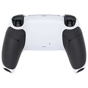 Rubberized Black White Performance Non-Slip Rubberized Grip Replacement Bottom Shell Compatible With PS5 Controller BDM-010 & BDM-020 & BDM-030 & BDM-040 - DPFU6005WS - Extremerate Wholesale