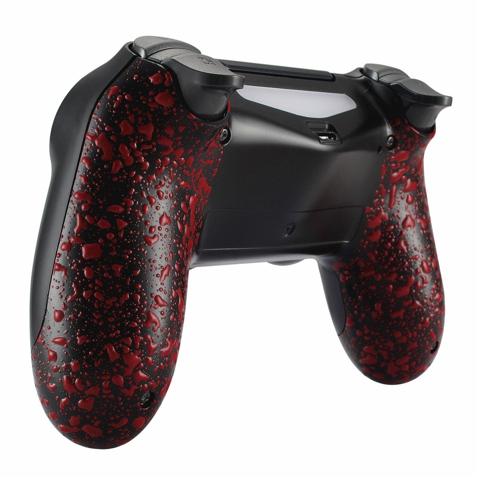 PS4バッド付 eXtremeRate Chrome Orange Edition Custom Front Housing Shell