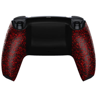 Rubberized Red Black Back Shell Compatible With PS5 Controller-DPFP3015WS - Extremerate Wholesale