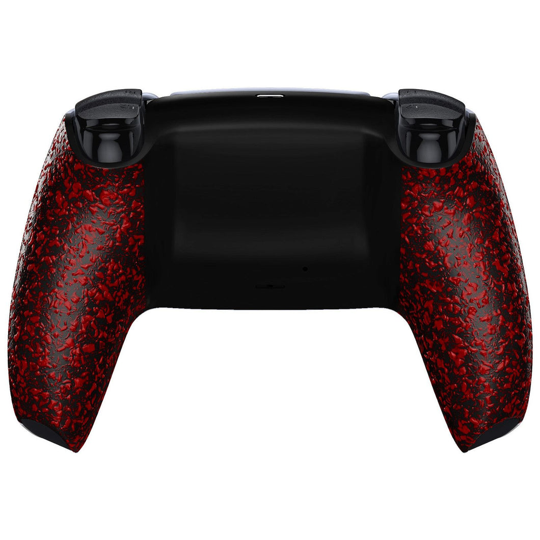 Rubberized Red Black Back Shell Compatible With PS5 Controller-DPFP3015WS - Extremerate Wholesale