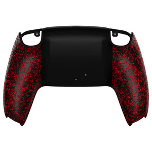 Rubberized Red Black Back Shell Compatible With PS5 Controller-DPFP3015WS - Extremerate Wholesale