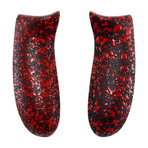 Rubberized Red Black Side Rails For Xbox One S Controller-SXOJ0109WS - Extremerate Wholesale