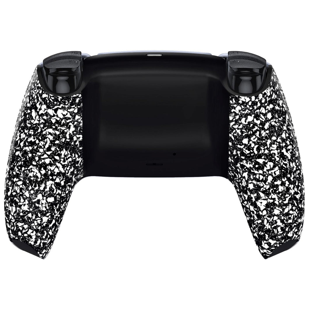 Rubberized White Black Back Shell Compatible With PS5 Controller-DPFP3014WS - Extremerate Wholesale