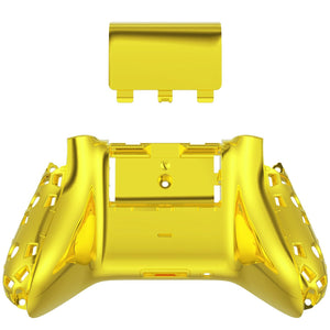 Glossy Chrome Gold Back Shell And Battery Cover For Xbox Series X/S Controller-BX3D401WS - Extremerate Wholesale