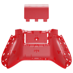 Clear Red Back Shell And Battery Cover For Xbox Series X/S Controller-BX3M502WS - Extremerate Wholesale