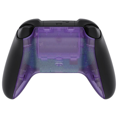 Clear Purple Back Shell And Battery Cover For Xbox Series X/S Controller-BX3M505WS - Extremerate Wholesale