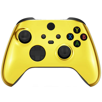 Glossy Chrome Gold Front Shell For Xbox Series X/S Controller-FX3D401WS - Extremerate Wholesale