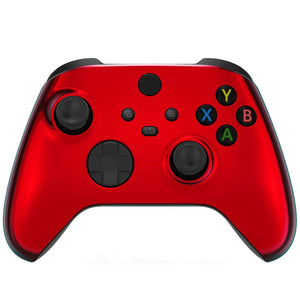 Glossy Chrome Red Front Shell For Xbox Series X/S Controller-FX3D403WS - Extremerate Wholesale