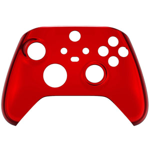 Glossy Chrome Red Front Shell For Xbox Series X/S Controller-FX3D403WS - Extremerate Wholesale