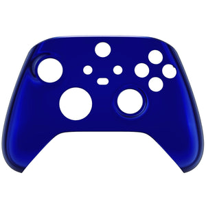 Glossy Chrome Blue Front Shell For Xbox Series X/S Controller-FX3D404WS - Extremerate Wholesale