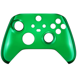 Glossy Chrome Green Front Shell For Xbox Series X/S Controller-FX3D406WS - Extremerate Wholesale