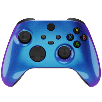 Glossy Chameleon Blue Purple Front Shell For Xbox Series X/S Controller-FX3P301WS - Extremerate Wholesale