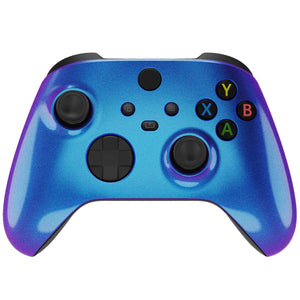 Glossy Chameleon Blue Purple Front Shell For Xbox Series X/S Controller-FX3P301WS - Extremerate Wholesale