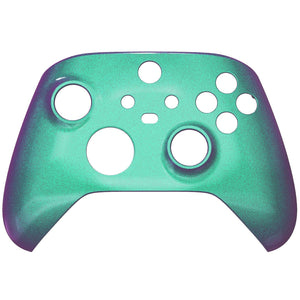 Glossy Chameleon Green Purple Front Shell For Xbox Series X/S Controller-FX3P302WS - Extremerate Wholesale