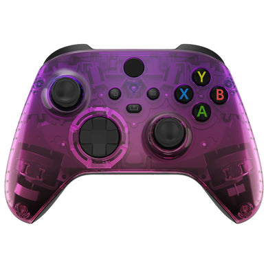 Glossy Gradient Translucent Purple Rose Red Front Shell For Xbox Series X/S Controller-FX3P354WS - Extremerate Wholesale