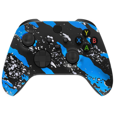 Blue Splatters Front Shell For Xbox Series X/S Controller-FX3S206V1WS - Extremerate Wholesale