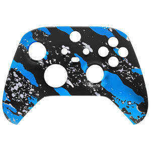 Blue Splatters Front Shell For Xbox Series X/S Controller-FX3S206V1WS - Extremerate Wholesale